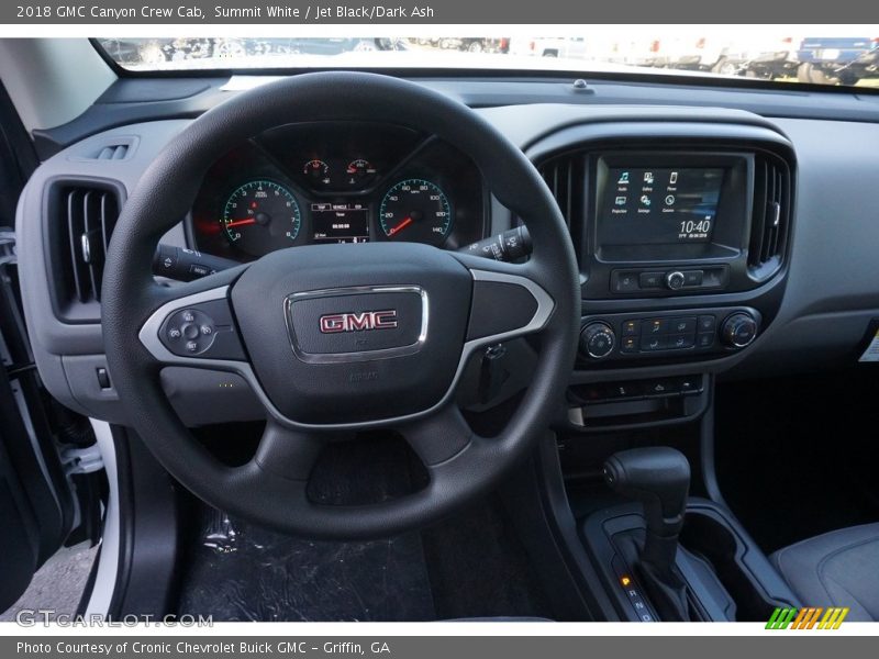 Summit White / Jet Black/Dark Ash 2018 GMC Canyon Crew Cab