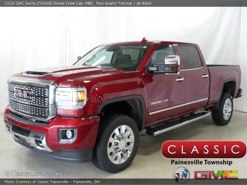 Red Quartz Tintcoat / Jet Black 2019 GMC Sierra 2500HD Denali Crew Cab 4WD