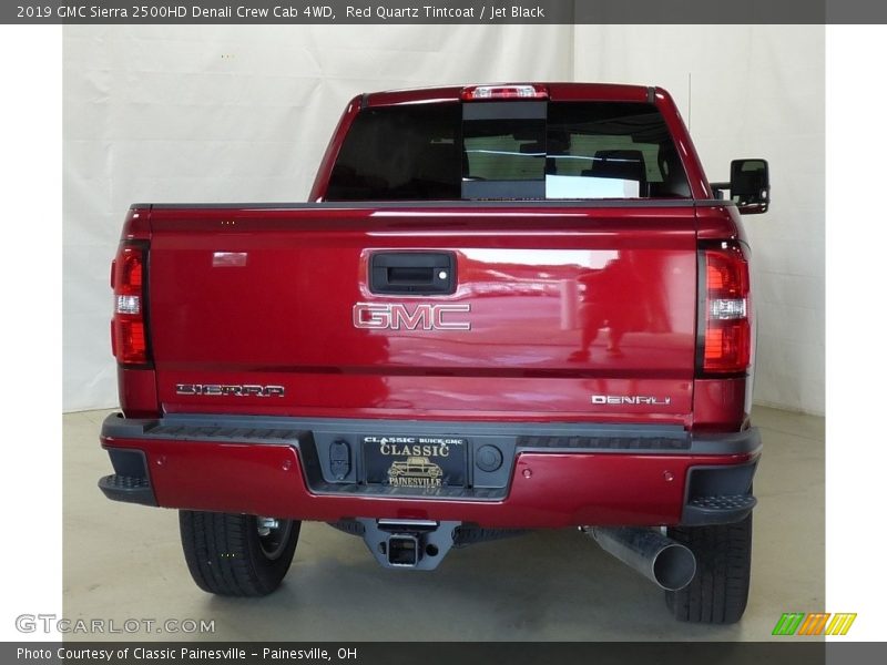 Red Quartz Tintcoat / Jet Black 2019 GMC Sierra 2500HD Denali Crew Cab 4WD