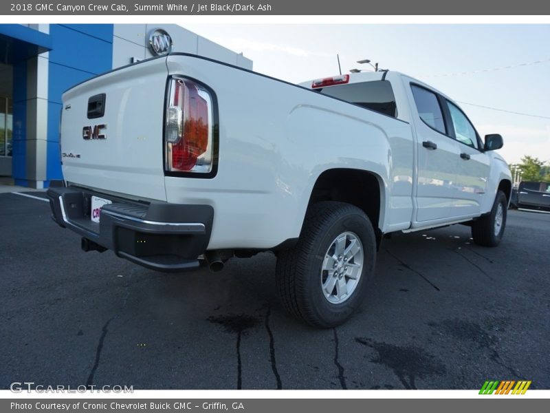 Summit White / Jet Black/Dark Ash 2018 GMC Canyon Crew Cab