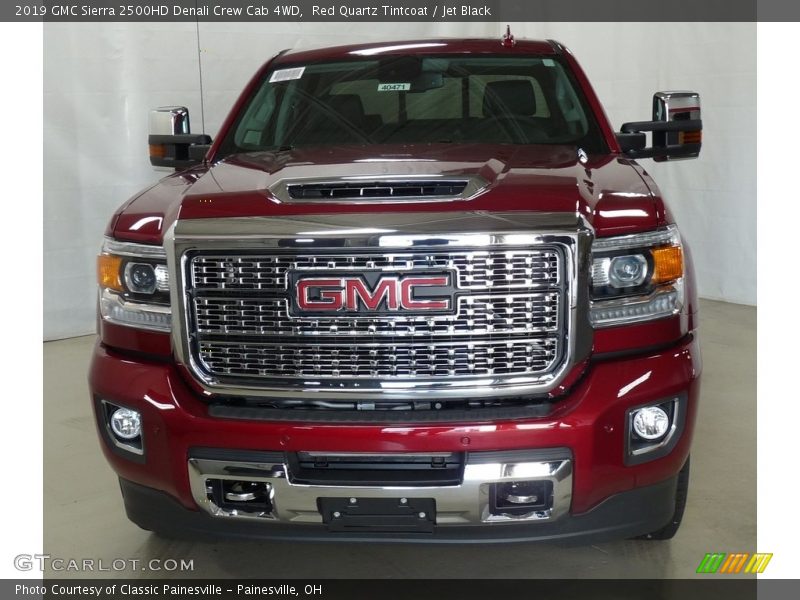 Red Quartz Tintcoat / Jet Black 2019 GMC Sierra 2500HD Denali Crew Cab 4WD