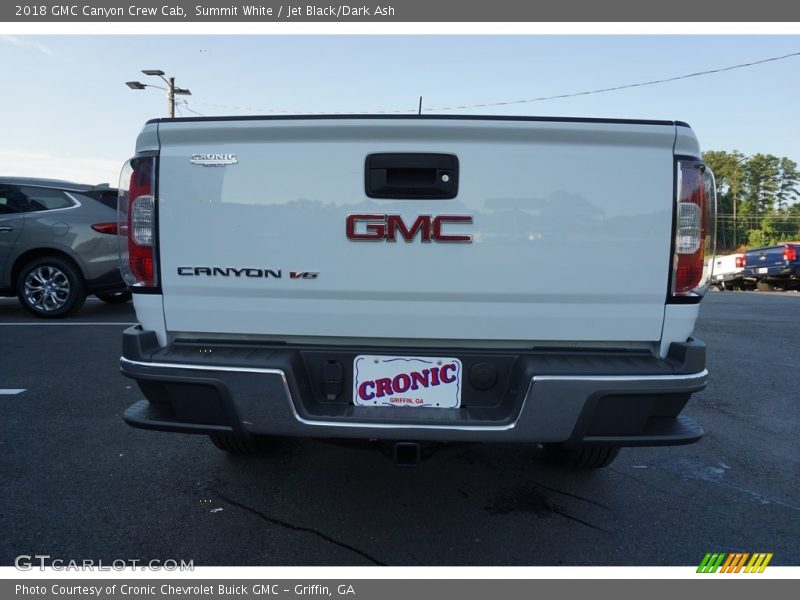 Summit White / Jet Black/Dark Ash 2018 GMC Canyon Crew Cab
