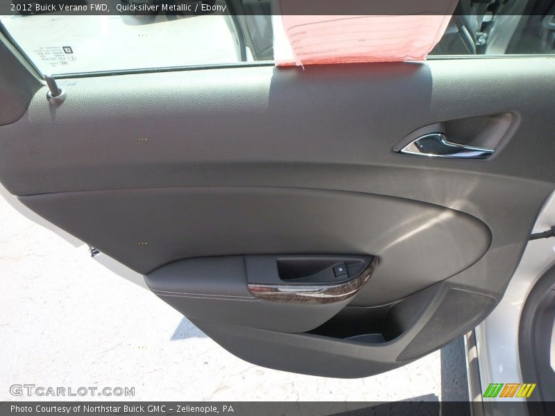 Quicksilver Metallic / Ebony 2012 Buick Verano FWD