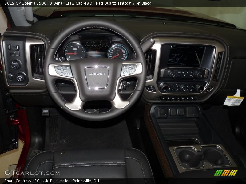 Red Quartz Tintcoat / Jet Black 2019 GMC Sierra 2500HD Denali Crew Cab 4WD