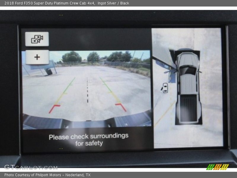 Ingot Silver / Black 2018 Ford F350 Super Duty Platinum Crew Cab 4x4