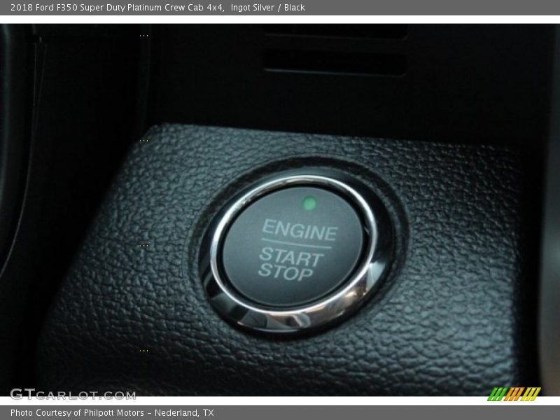 Ingot Silver / Black 2018 Ford F350 Super Duty Platinum Crew Cab 4x4