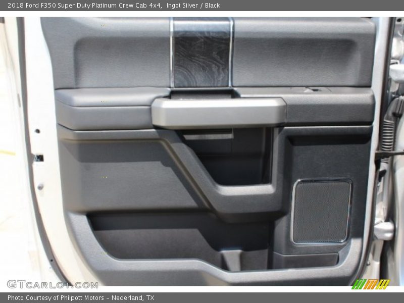 Ingot Silver / Black 2018 Ford F350 Super Duty Platinum Crew Cab 4x4