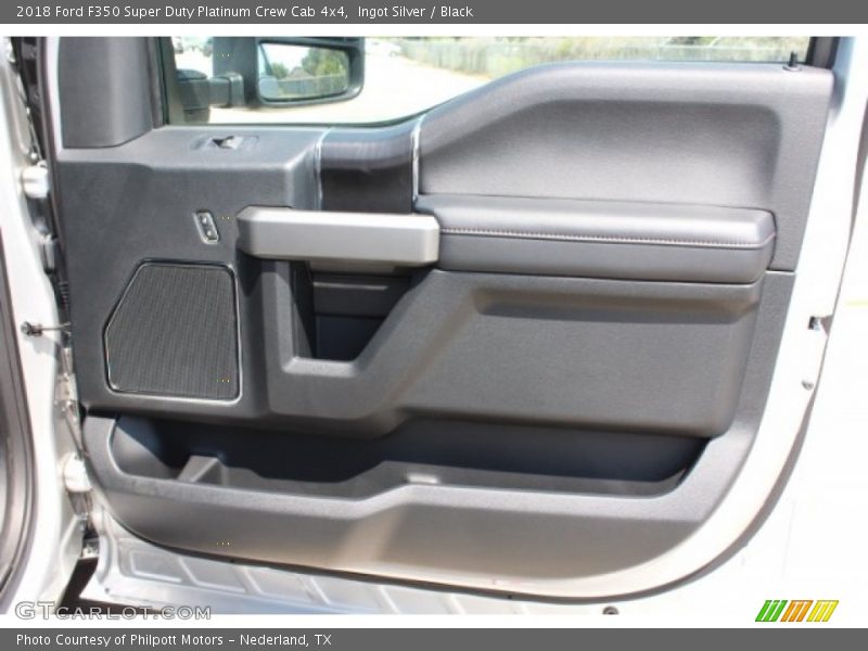 Ingot Silver / Black 2018 Ford F350 Super Duty Platinum Crew Cab 4x4