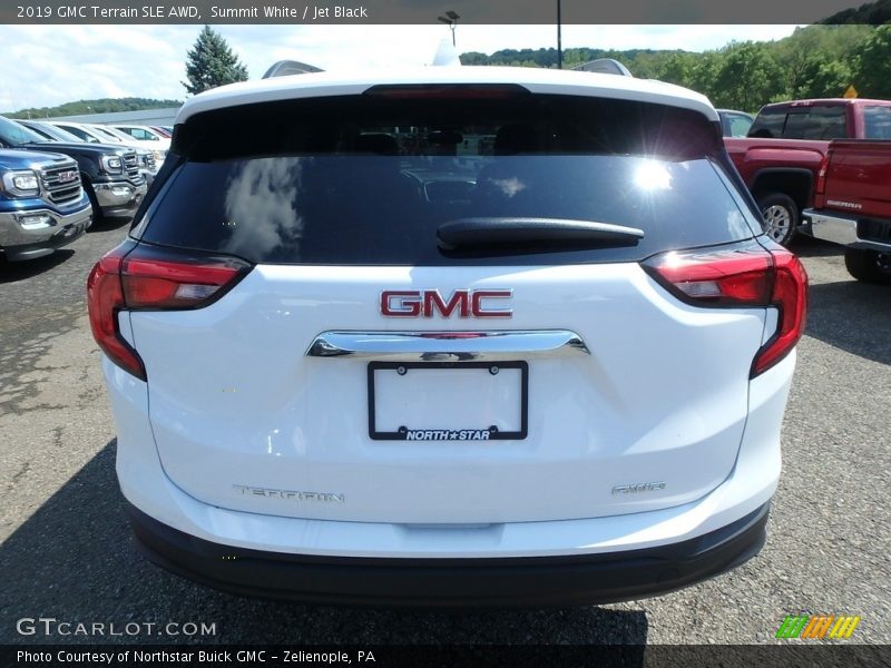 Summit White / Jet Black 2019 GMC Terrain SLE AWD