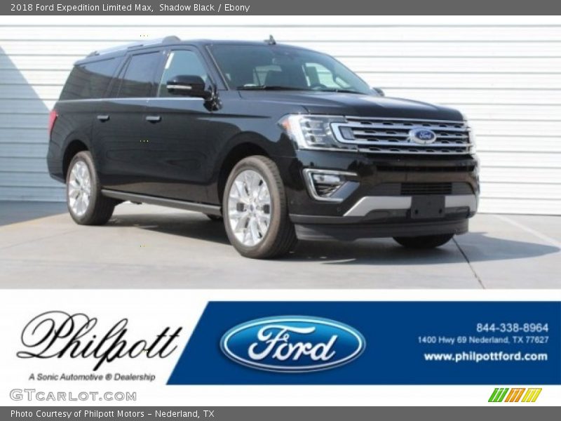 Shadow Black / Ebony 2018 Ford Expedition Limited Max