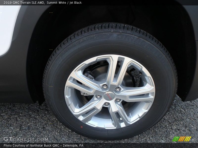 Summit White / Jet Black 2019 GMC Terrain SLE AWD