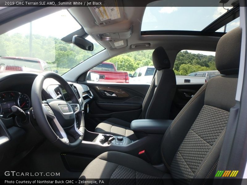 Summit White / Jet Black 2019 GMC Terrain SLE AWD
