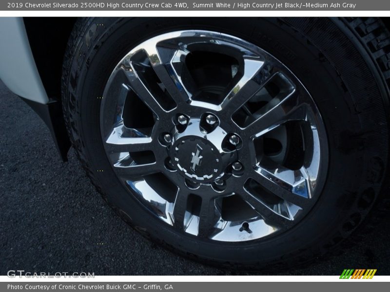 Summit White / High Country Jet Black/­Medium Ash Gray 2019 Chevrolet Silverado 2500HD High Country Crew Cab 4WD