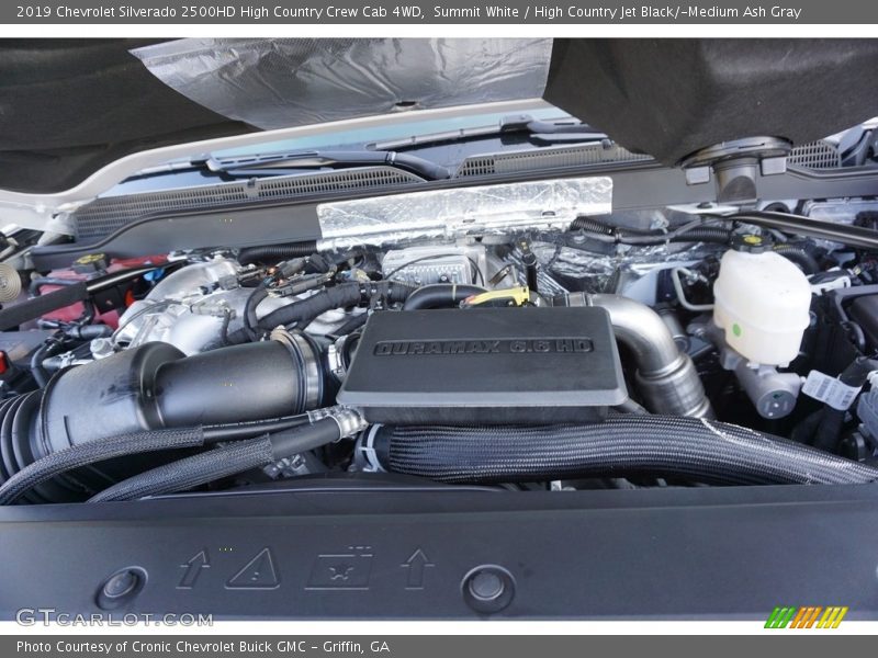 Summit White / High Country Jet Black/­Medium Ash Gray 2019 Chevrolet Silverado 2500HD High Country Crew Cab 4WD