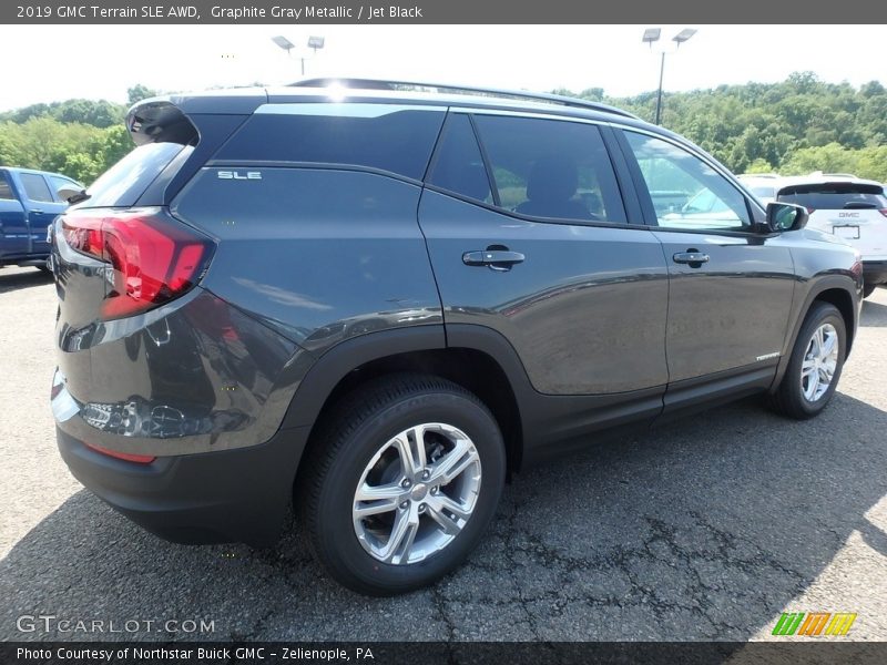 Graphite Gray Metallic / Jet Black 2019 GMC Terrain SLE AWD