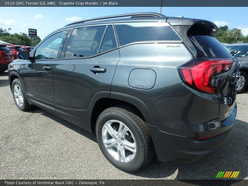 Graphite Gray Metallic / Jet Black 2019 GMC Terrain SLE AWD