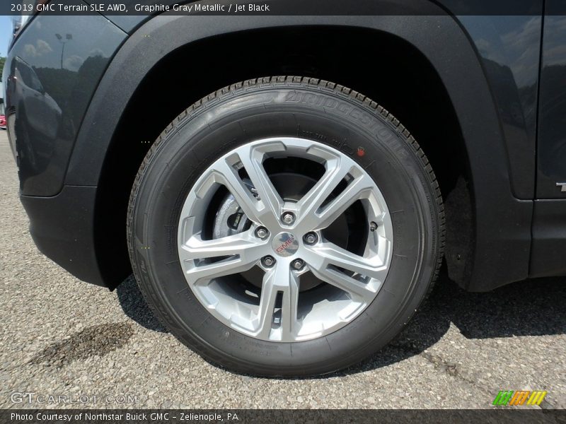 Graphite Gray Metallic / Jet Black 2019 GMC Terrain SLE AWD