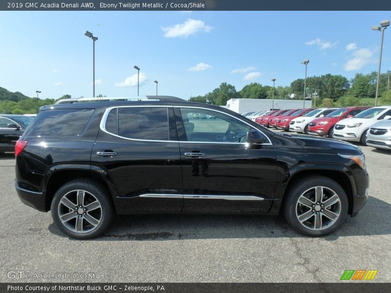 Ebony Twilight Metallic / Cocoa/Shale 2019 GMC Acadia Denali AWD