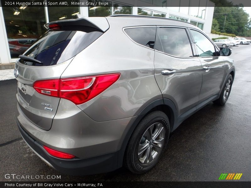 Mineral Gray / Beige 2014 Hyundai Santa Fe Sport AWD