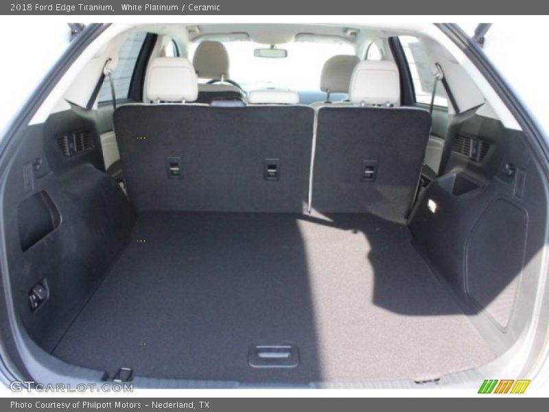 White Platinum / Ceramic 2018 Ford Edge Titanium