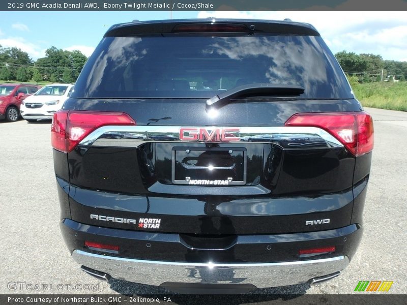 Ebony Twilight Metallic / Cocoa/Shale 2019 GMC Acadia Denali AWD