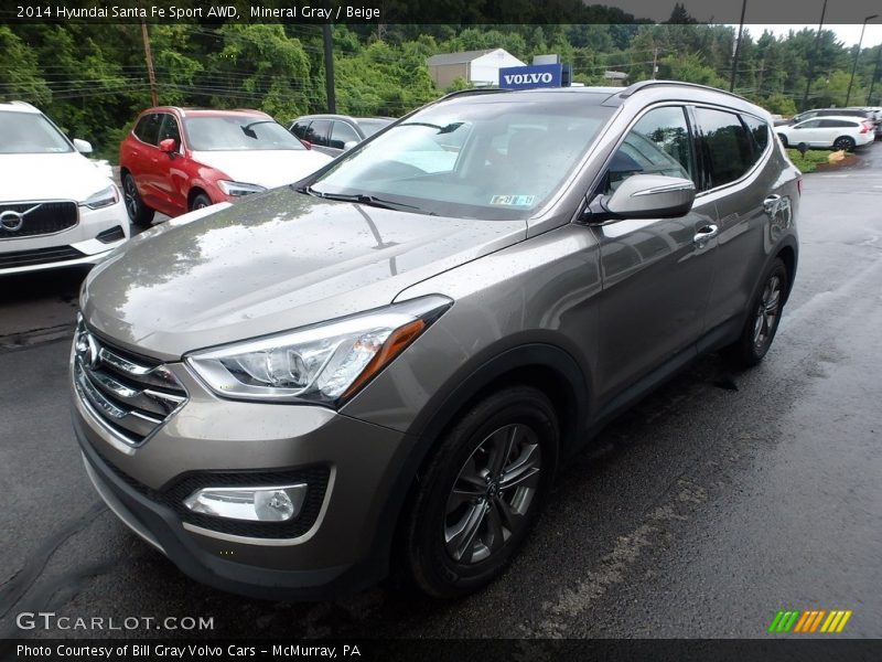 Mineral Gray / Beige 2014 Hyundai Santa Fe Sport AWD