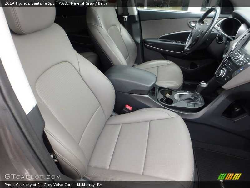 Mineral Gray / Beige 2014 Hyundai Santa Fe Sport AWD