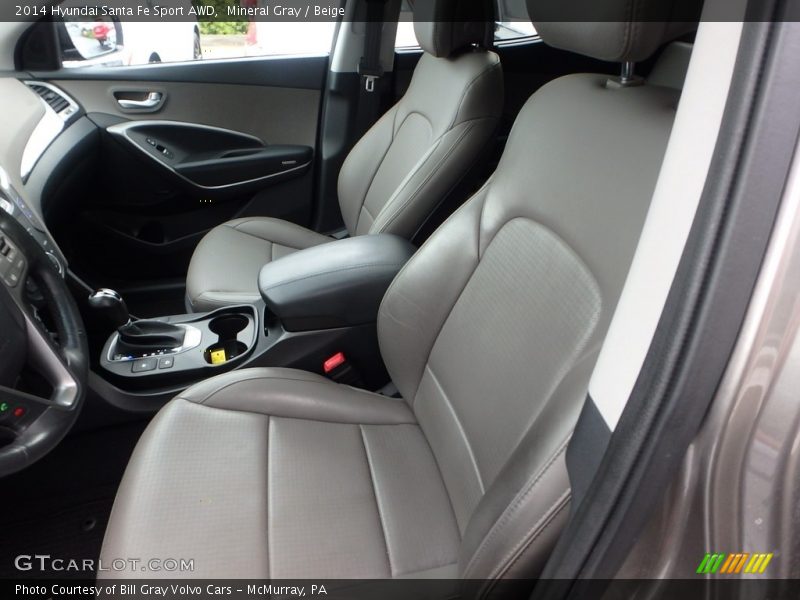 Mineral Gray / Beige 2014 Hyundai Santa Fe Sport AWD