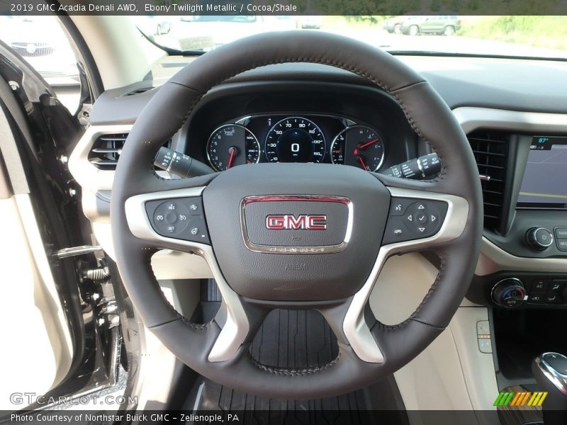 Ebony Twilight Metallic / Cocoa/Shale 2019 GMC Acadia Denali AWD