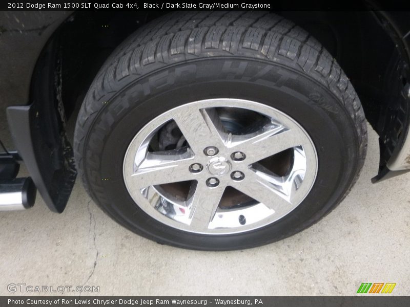 Black / Dark Slate Gray/Medium Graystone 2012 Dodge Ram 1500 SLT Quad Cab 4x4
