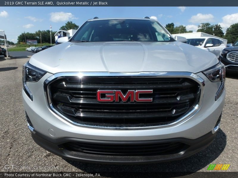 Quicksilver Metallic / Jet Black 2019 GMC Terrain SLE AWD