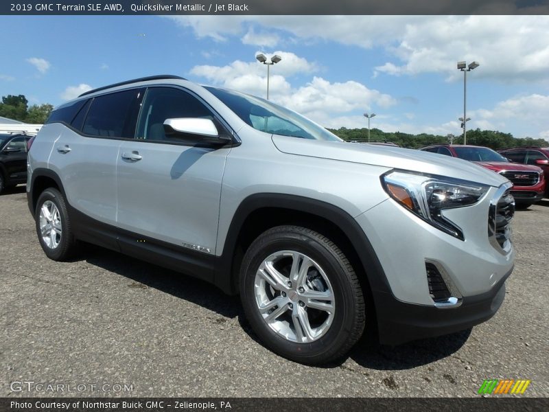 Quicksilver Metallic / Jet Black 2019 GMC Terrain SLE AWD