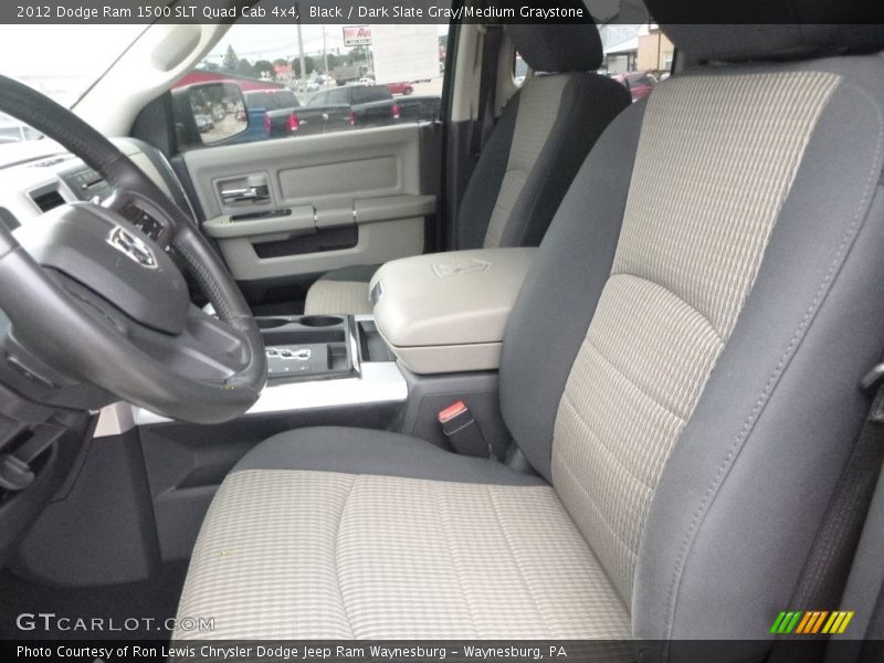 Black / Dark Slate Gray/Medium Graystone 2012 Dodge Ram 1500 SLT Quad Cab 4x4