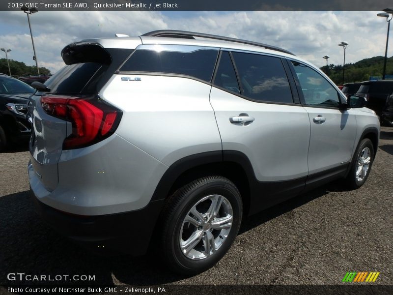 Quicksilver Metallic / Jet Black 2019 GMC Terrain SLE AWD