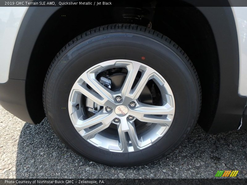 Quicksilver Metallic / Jet Black 2019 GMC Terrain SLE AWD