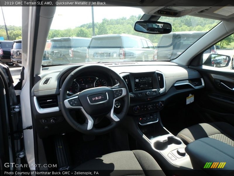 Quicksilver Metallic / Jet Black 2019 GMC Terrain SLE AWD