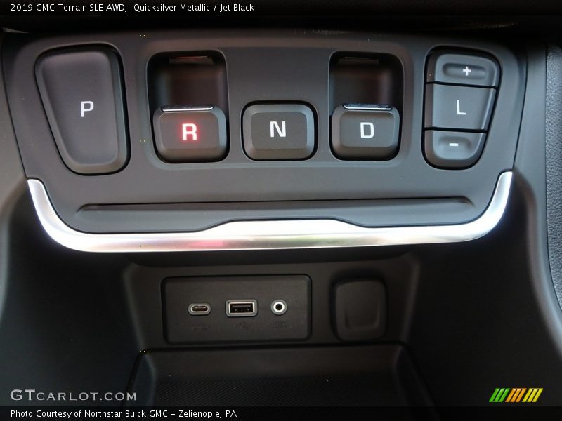 Quicksilver Metallic / Jet Black 2019 GMC Terrain SLE AWD