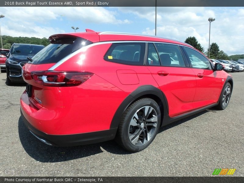 Sport Red / Ebony 2018 Buick Regal TourX Essence AWD