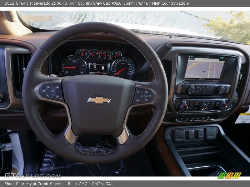 Summit White / High Country Saddle 2019 Chevrolet Silverado 2500HD High Country Crew Cab 4WD