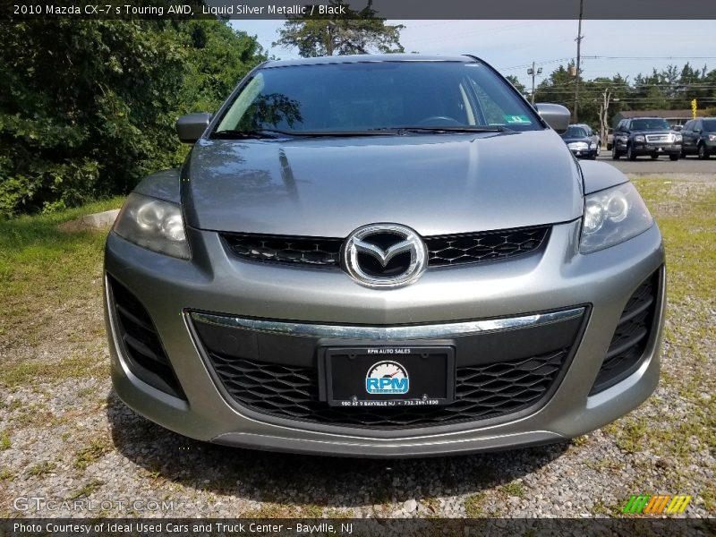 Liquid Silver Metallic / Black 2010 Mazda CX-7 s Touring AWD