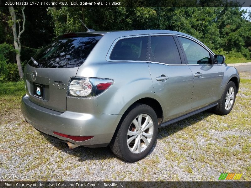 Liquid Silver Metallic / Black 2010 Mazda CX-7 s Touring AWD