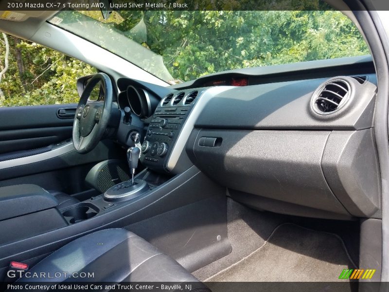 Liquid Silver Metallic / Black 2010 Mazda CX-7 s Touring AWD
