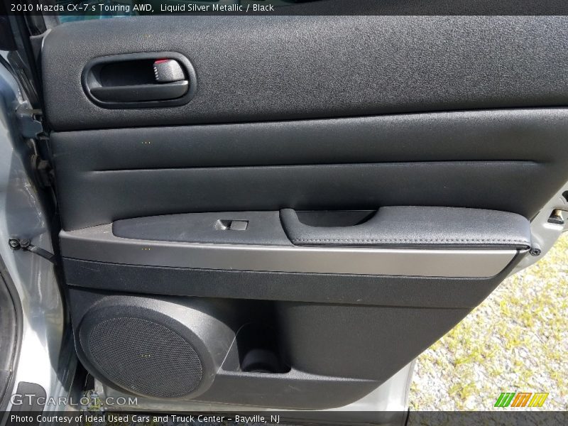 Liquid Silver Metallic / Black 2010 Mazda CX-7 s Touring AWD