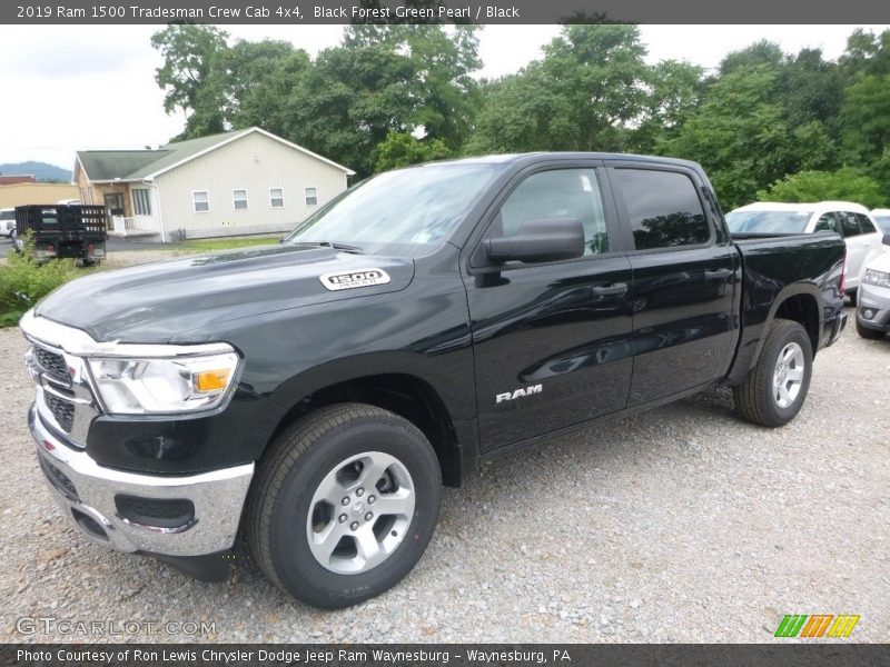 Black Forest Green Pearl / Black 2019 Ram 1500 Tradesman Crew Cab 4x4