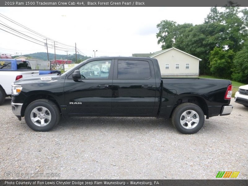 Black Forest Green Pearl / Black 2019 Ram 1500 Tradesman Crew Cab 4x4