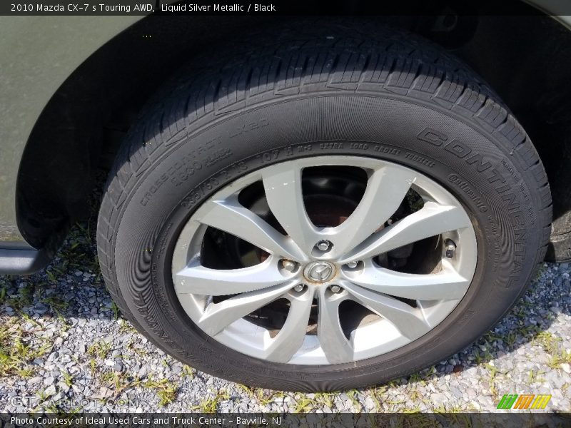 Liquid Silver Metallic / Black 2010 Mazda CX-7 s Touring AWD
