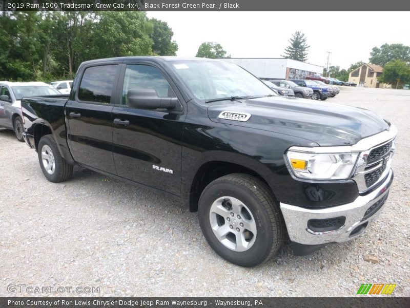 Black Forest Green Pearl / Black 2019 Ram 1500 Tradesman Crew Cab 4x4