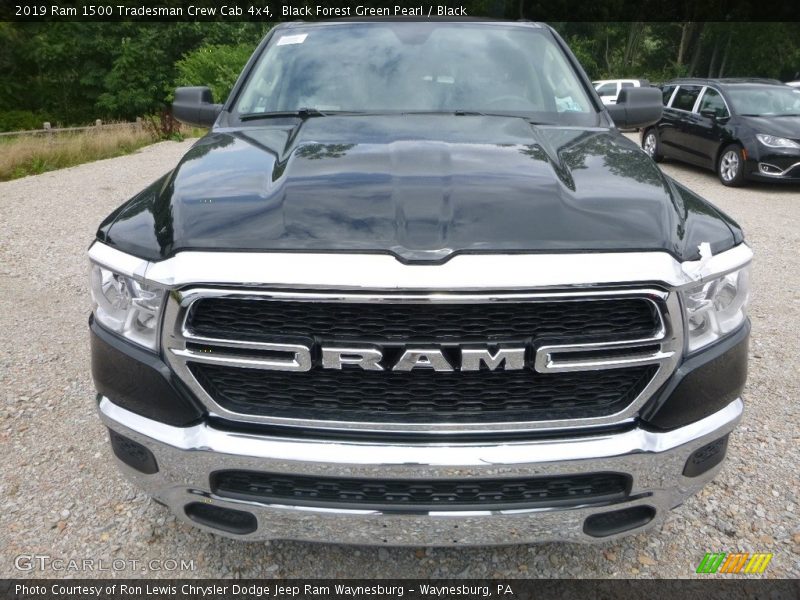 Black Forest Green Pearl / Black 2019 Ram 1500 Tradesman Crew Cab 4x4