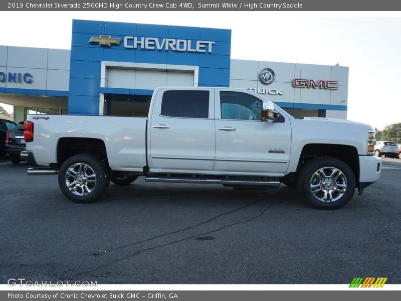 Summit White / High Country Saddle 2019 Chevrolet Silverado 2500HD High Country Crew Cab 4WD