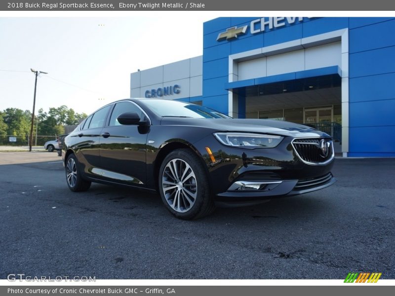 Ebony Twilight Metallic / Shale 2018 Buick Regal Sportback Essence